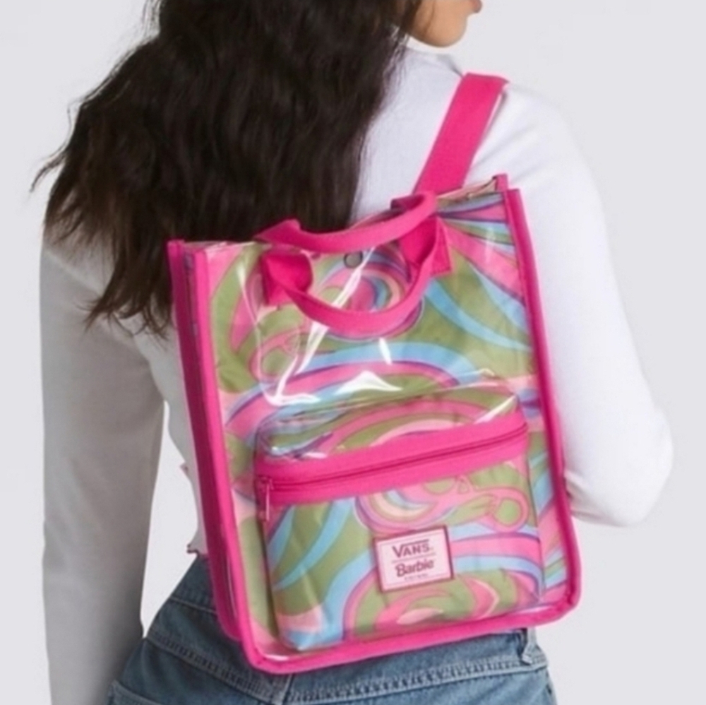 Barbie Mattel Backpack Womens Limited Edition NWT Pink Green 102025 - Picture 2 of 12